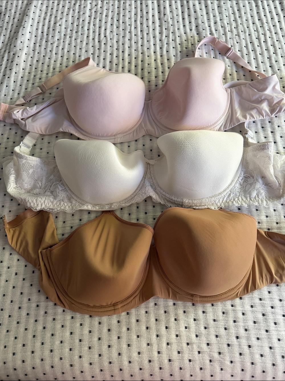 CHANGE Women's Bra - Pink, White & Tan